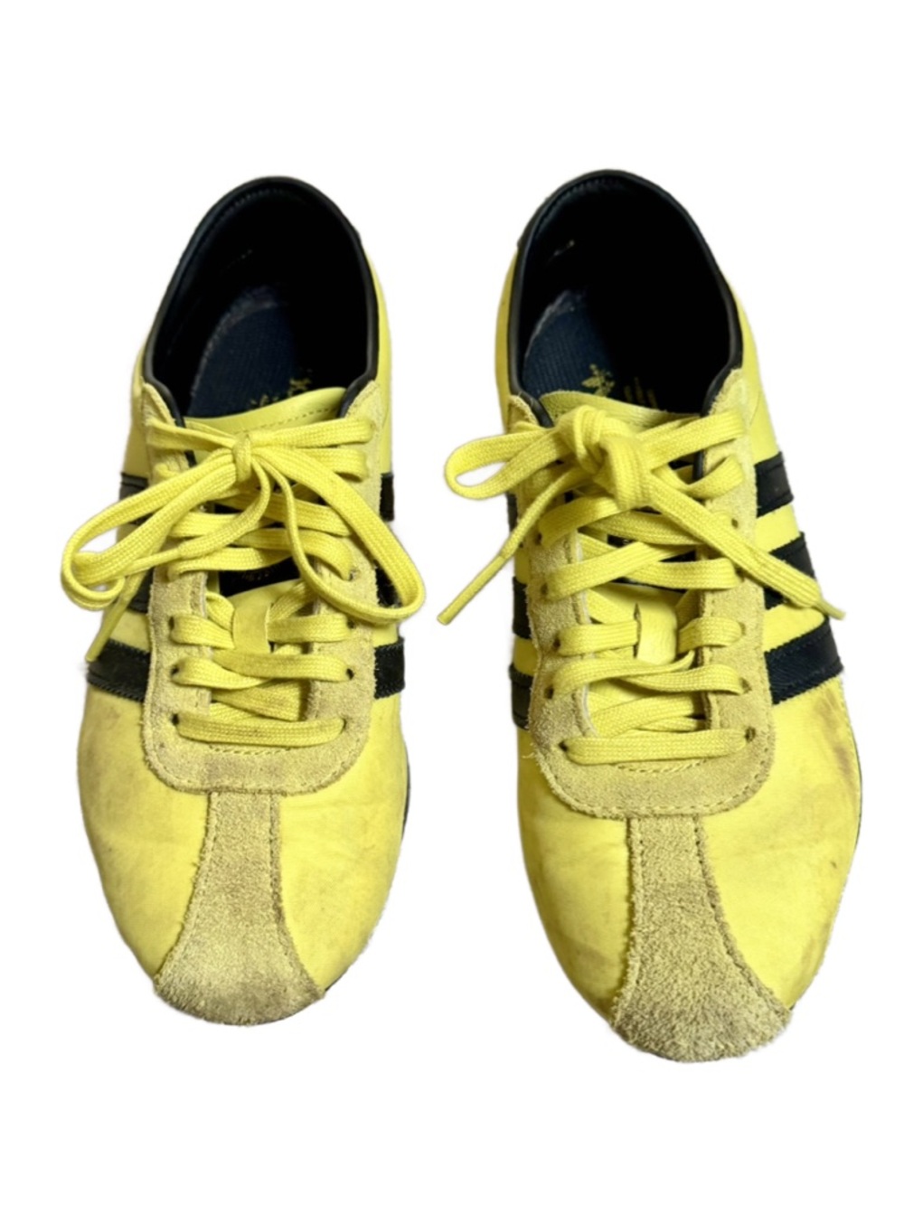 adidas Tokyo Shoes in Pure Sulfur / Dark Brown / Gold Metallic